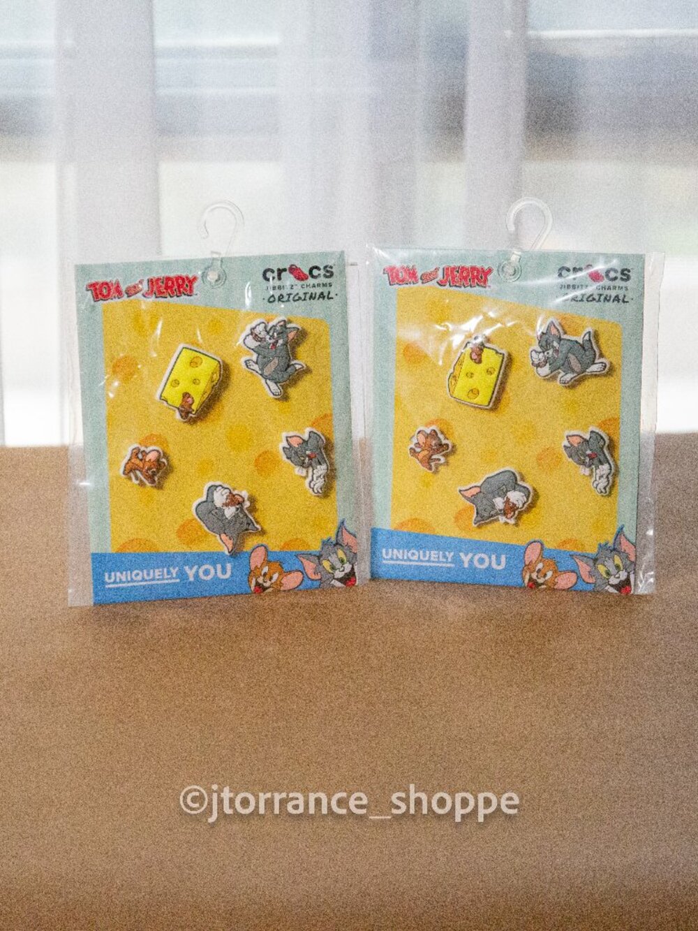 2-PACK ~ CROCS TOM AND JERRY Charms 5 PACK Jibbitz NEW Sealed